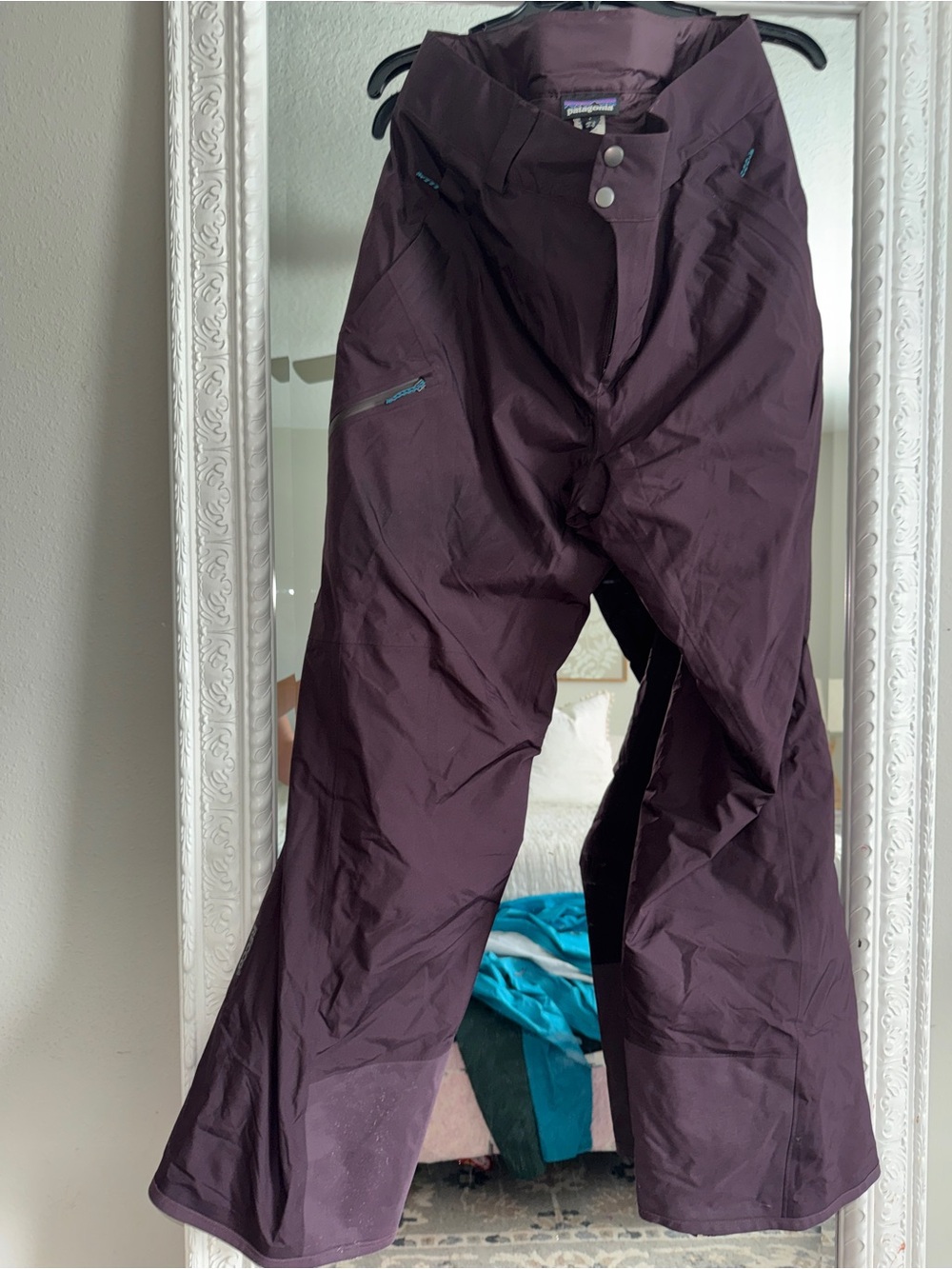 Patagonia Dark Plum Waterproof Ski Pants